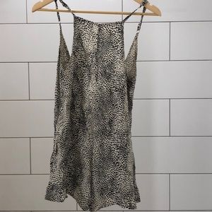 LF leopard romper